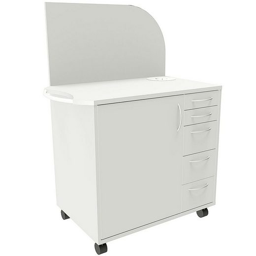 FMBUEROMOEBEL Technikwagen »Oldenburg«, Ausführung: mit Abfallbehälter