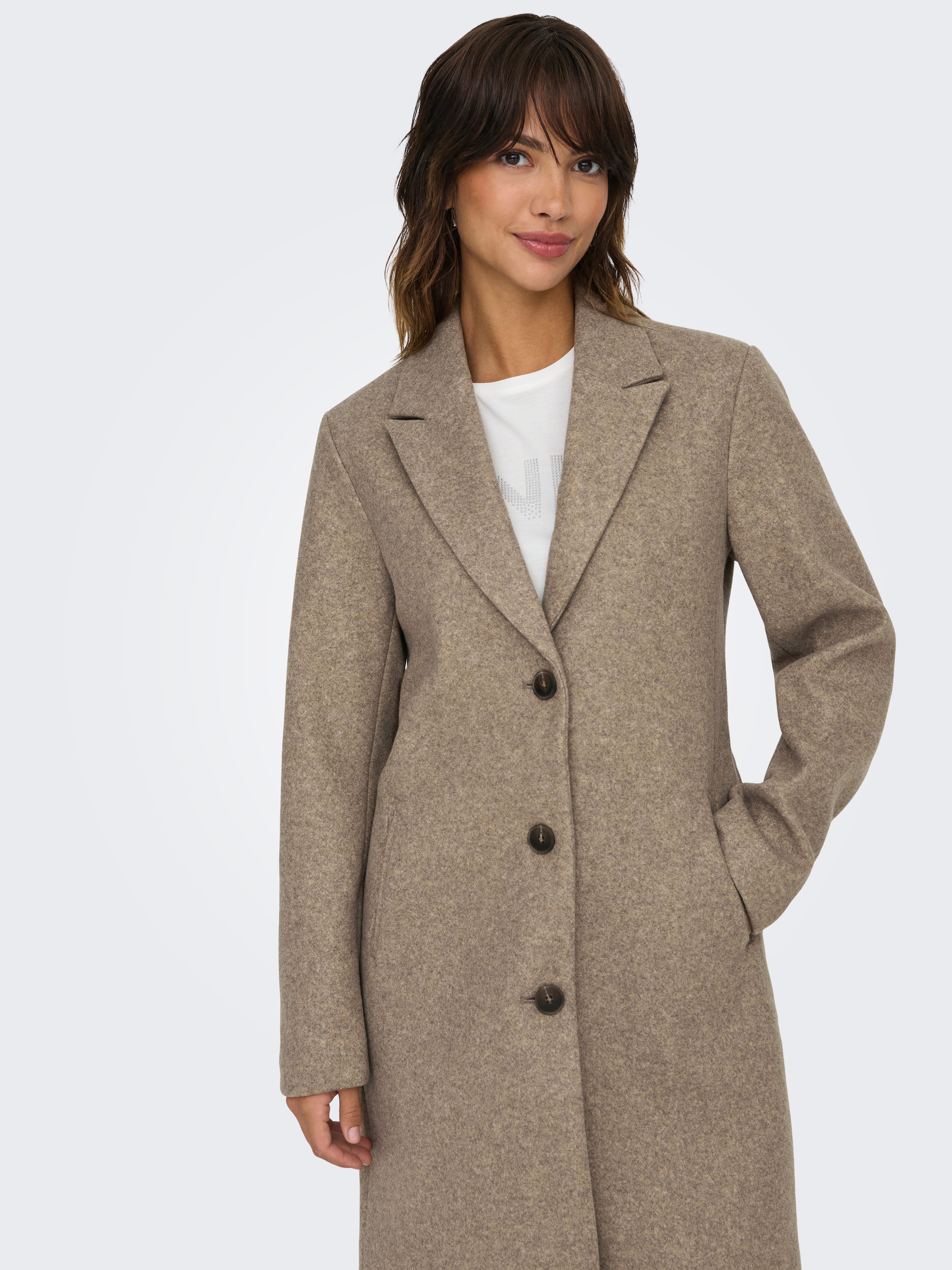 JDY Kurzmantel JDYECHO LIFE COAT OTW NOOS