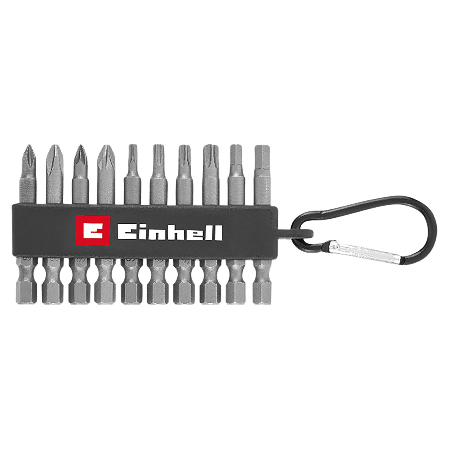 Bohrer- und Bitset EINHELL Bit-Set, 118623, Karabiner, 10-teilig