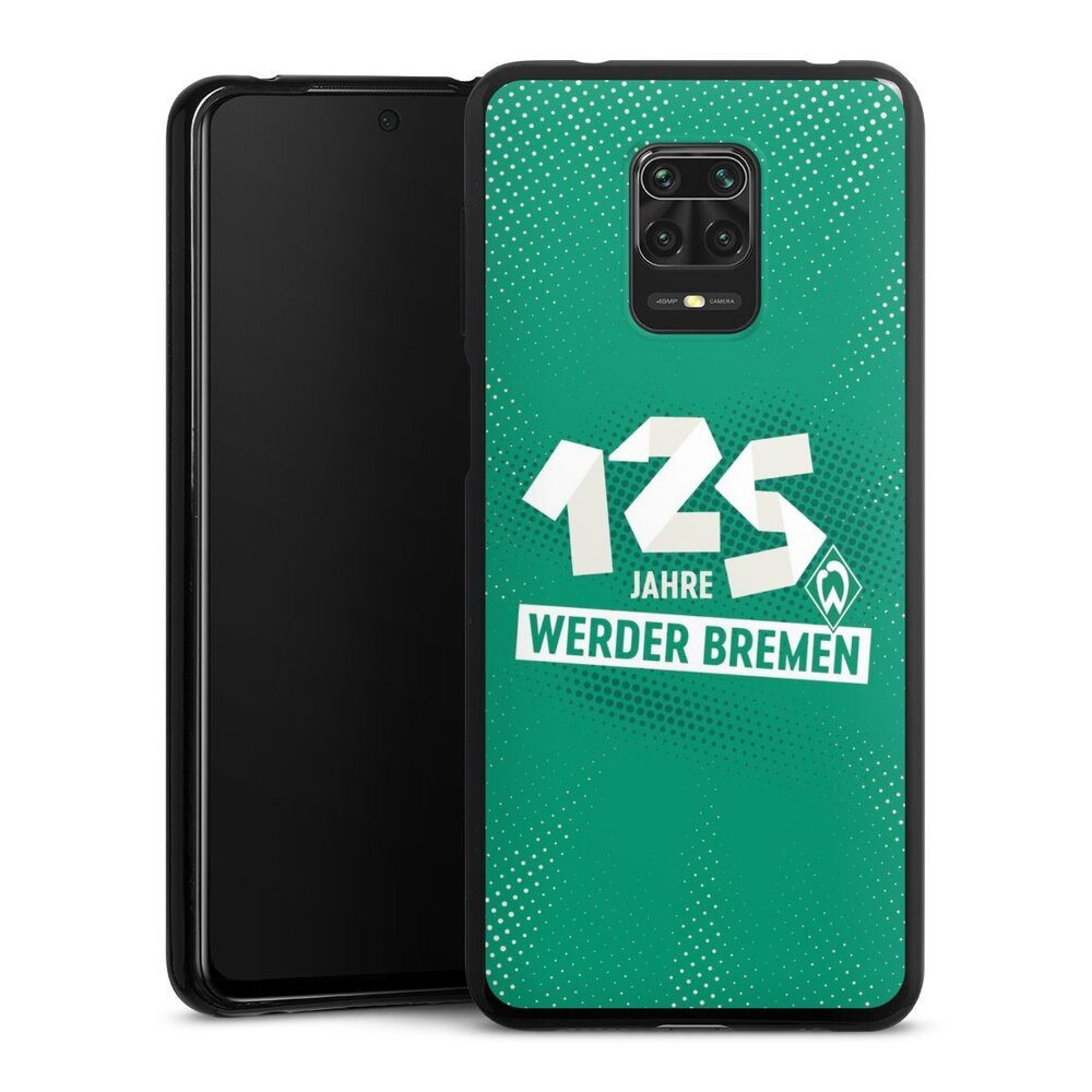 DeinDesign Handyhülle 125 Jahre Werder Bremen Offizielles Lizenzprodukt, Xiaomi Redmi Note 9s Silikon Hülle Bumper Case Handy Schutzhülle