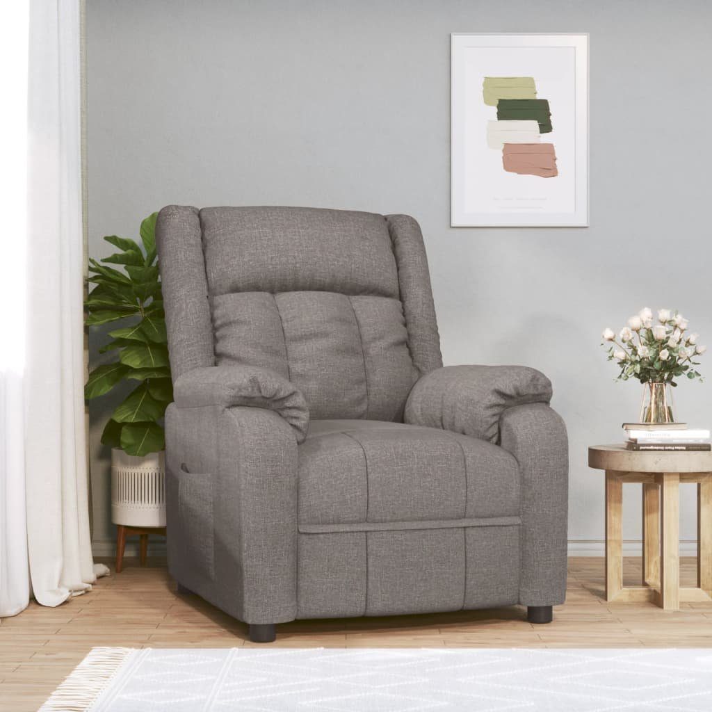 vidaXL Sessel Relaxsessel Taupe Stoff (1-St) günstig online kaufen
