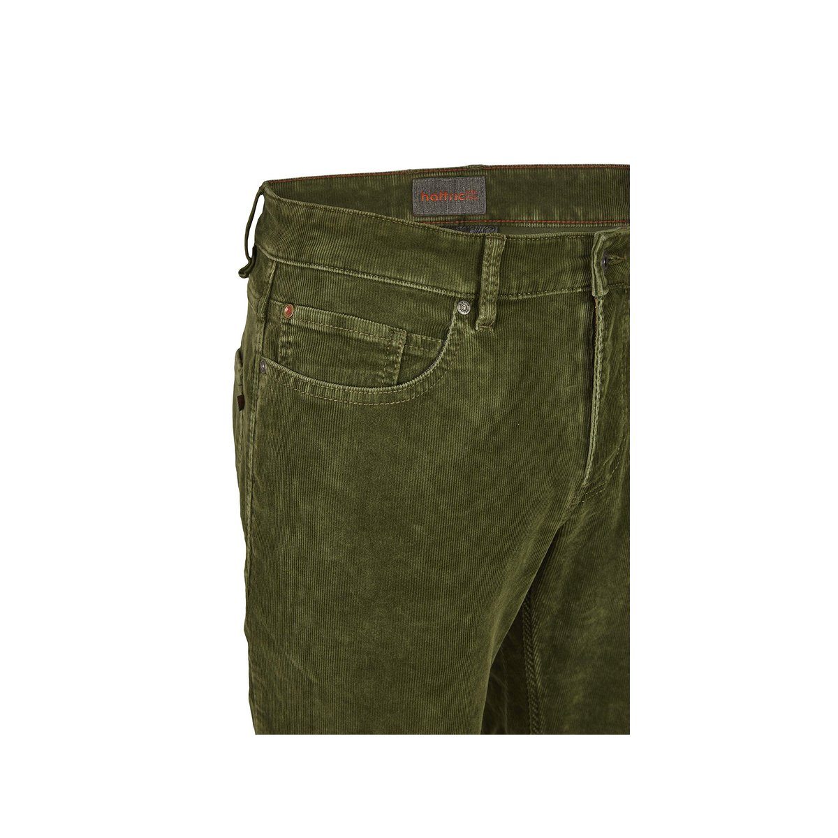 5-Pocket-Jeans GREEN rot Hattric (1-tlg)