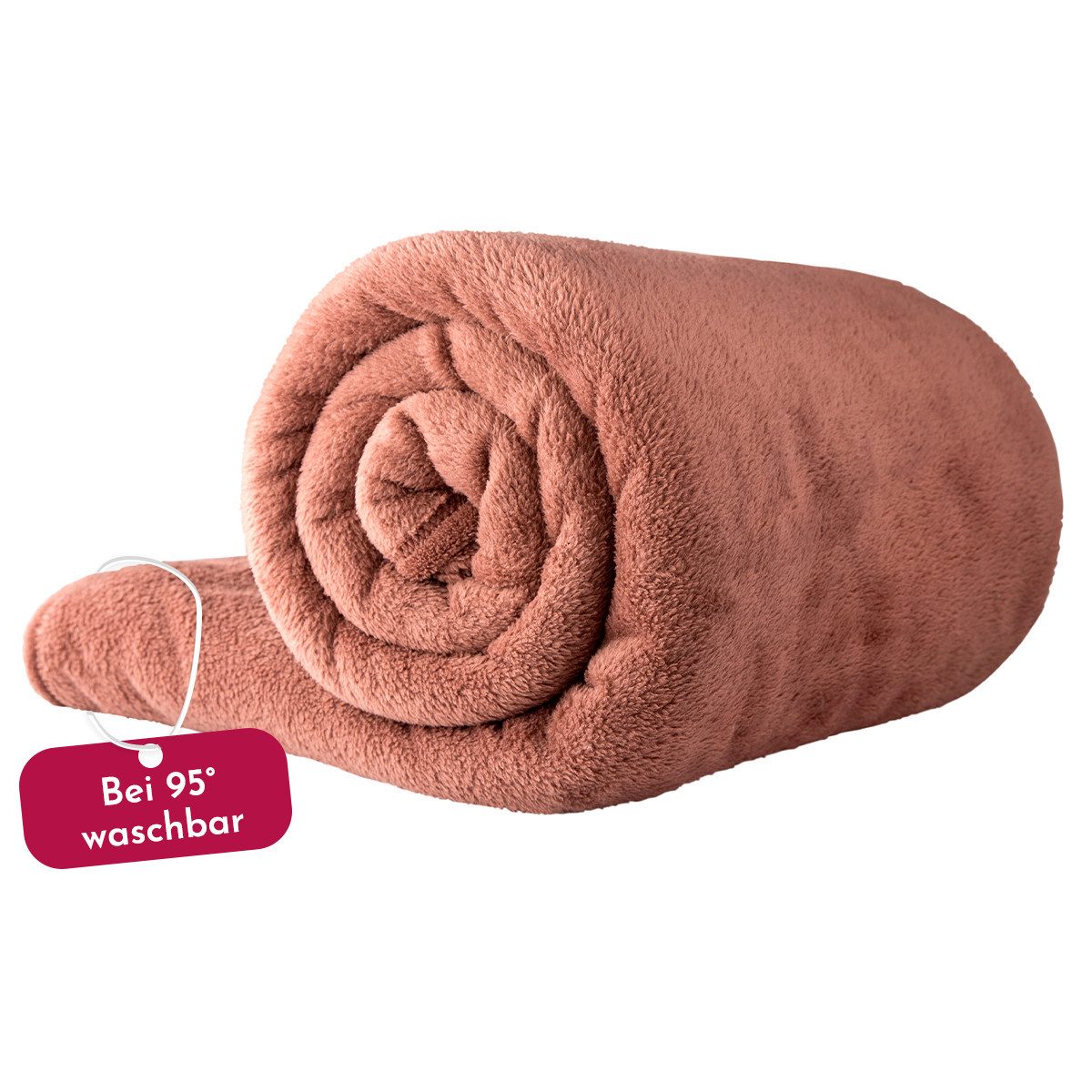 Wohndecke Kuscheldecke aus 100% Polyester, 150x220 günstig online kaufen