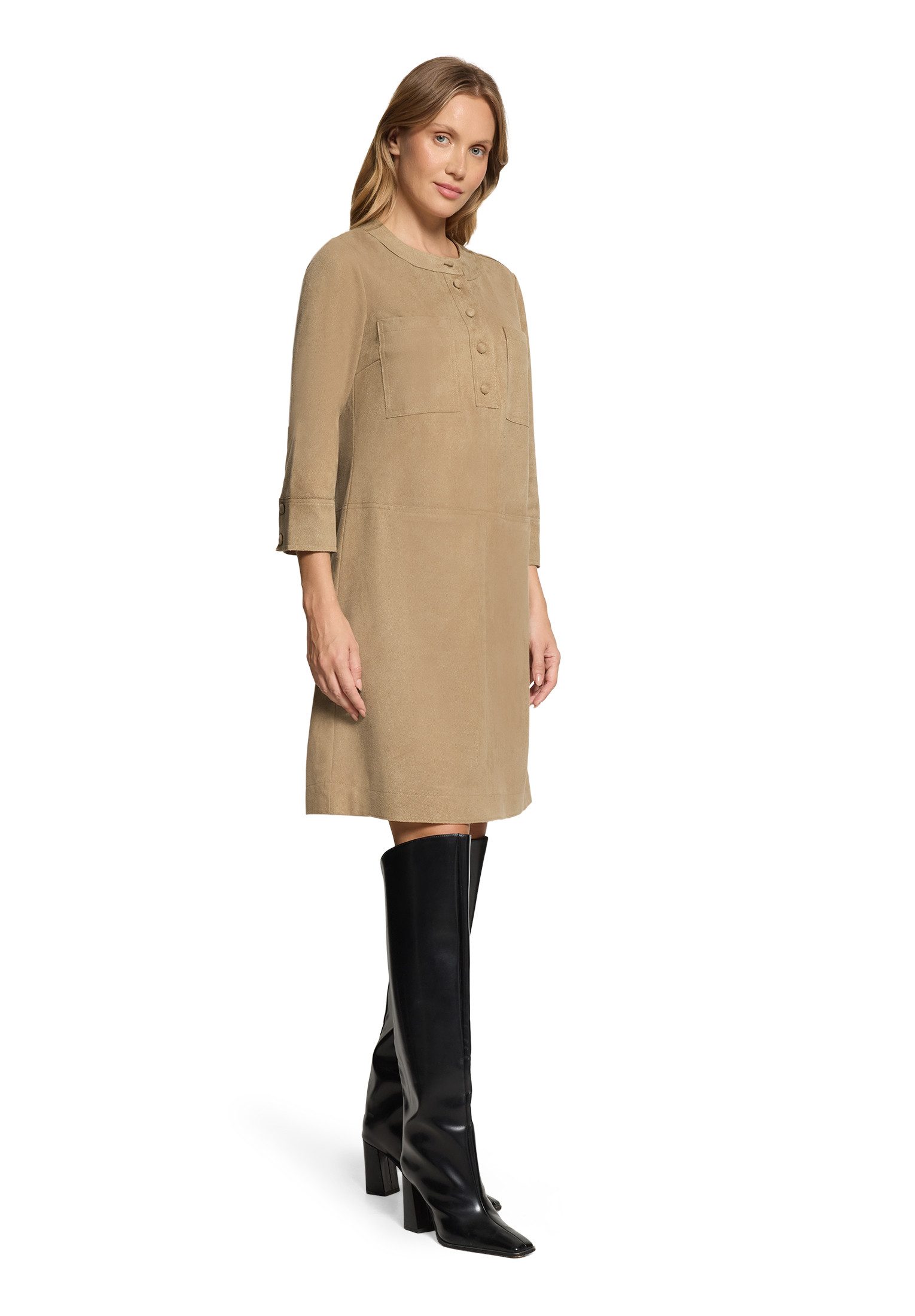 Cartoon Druckkleid Damen mit Taschen
