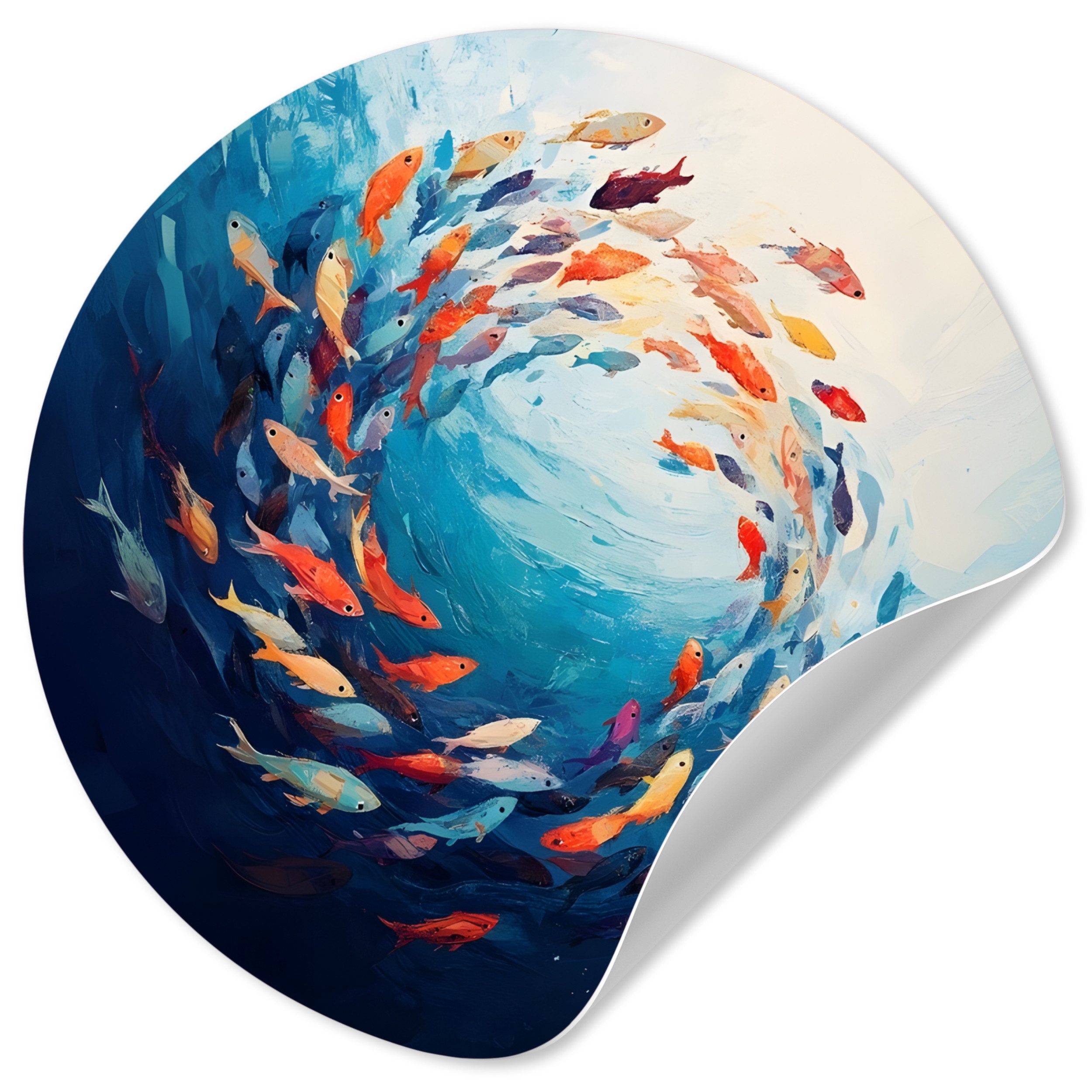 MuchoWow Wandsticker Meer - Fische - günstig online kaufen