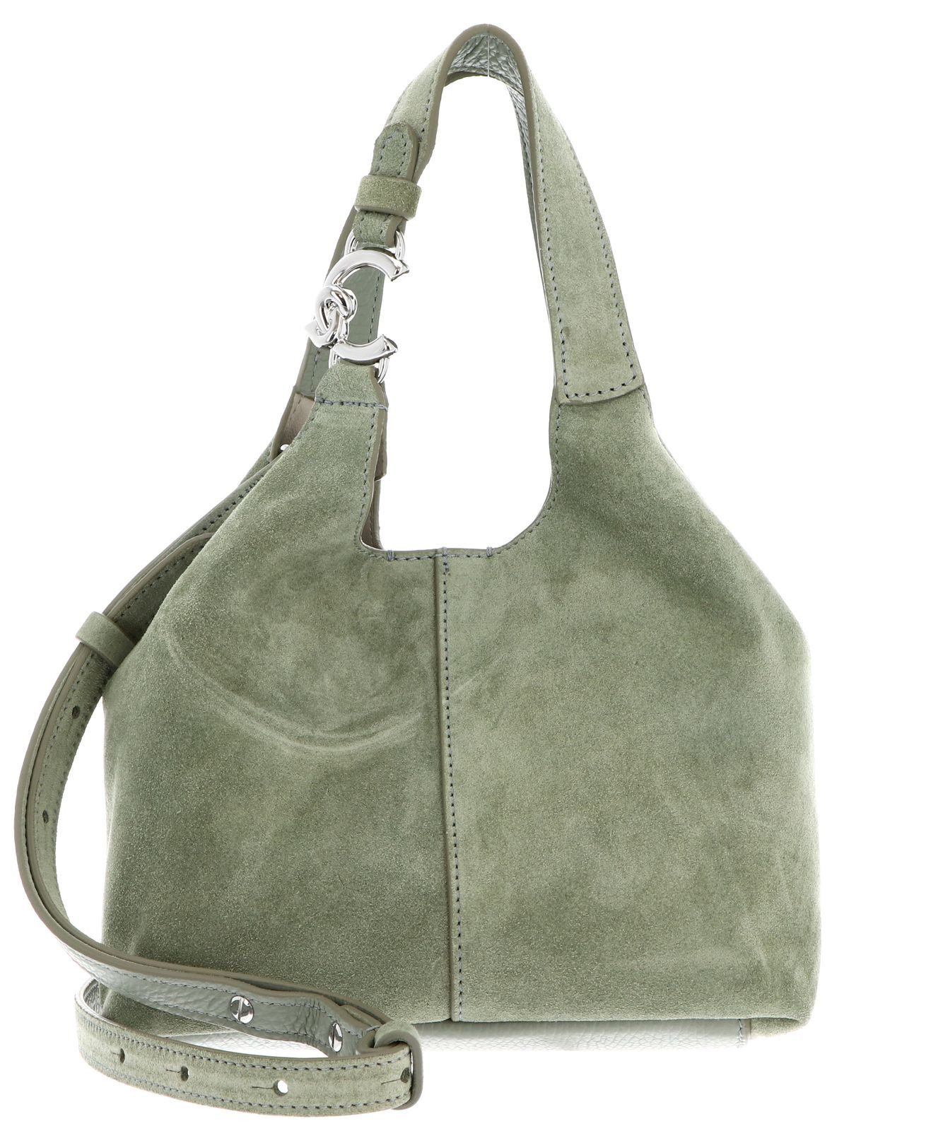 COCCINELLE Handtasche Handbag Suede (Set, 2-tlg), aus echtem Rindsleder