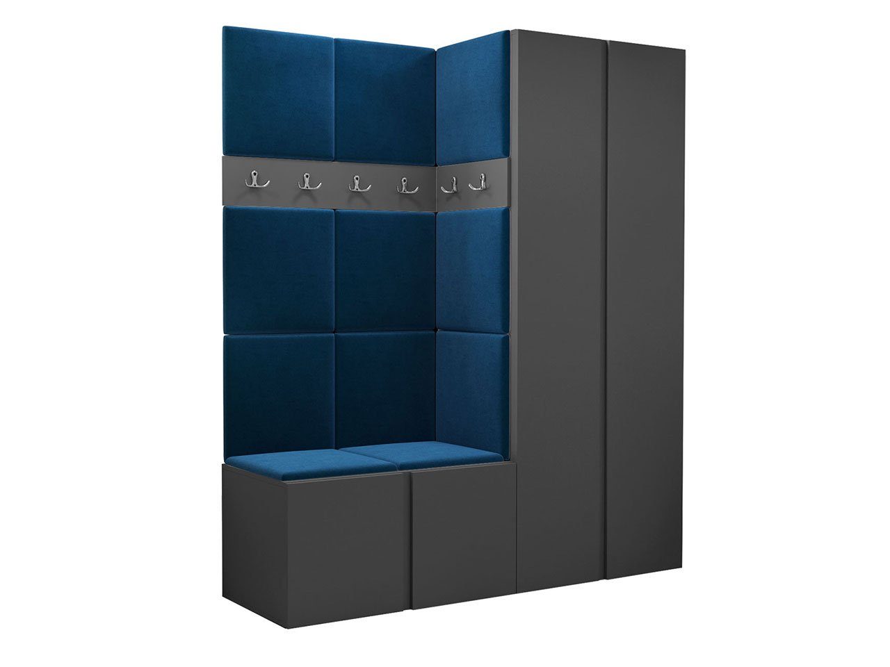 MIRJAN24 Garderoben-Set Orion III, (Komplett-Set, Kleiderschrank, günstig online kaufen