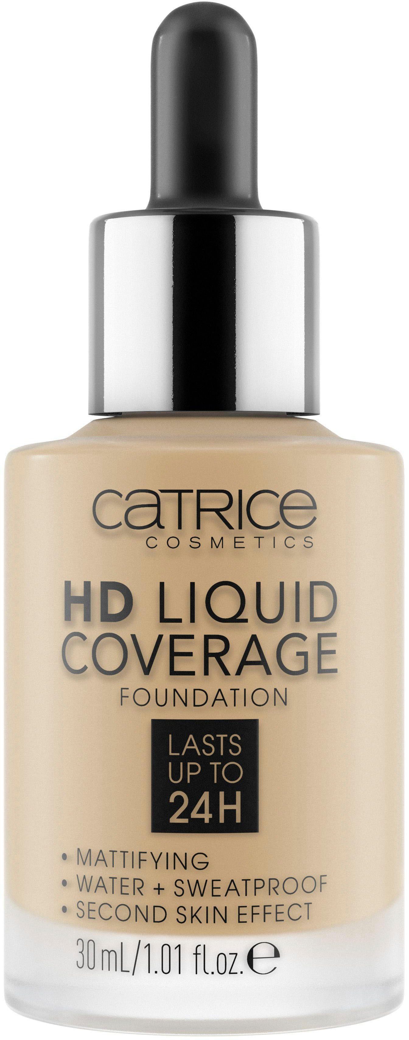 Catrice Foundation HD Liquid Coverage Foundation, mit leichter Textur