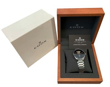 Edox Quarzuhr 85011 3N NIN Les Vauberts Open Heart Automatic