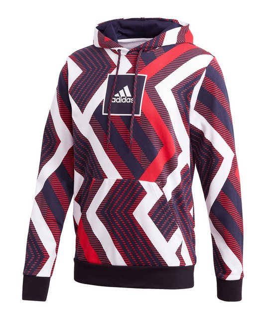 adidas Performance Sweatshirt adidas Performance Allover Print Hoody Weiß H günstig online kaufen