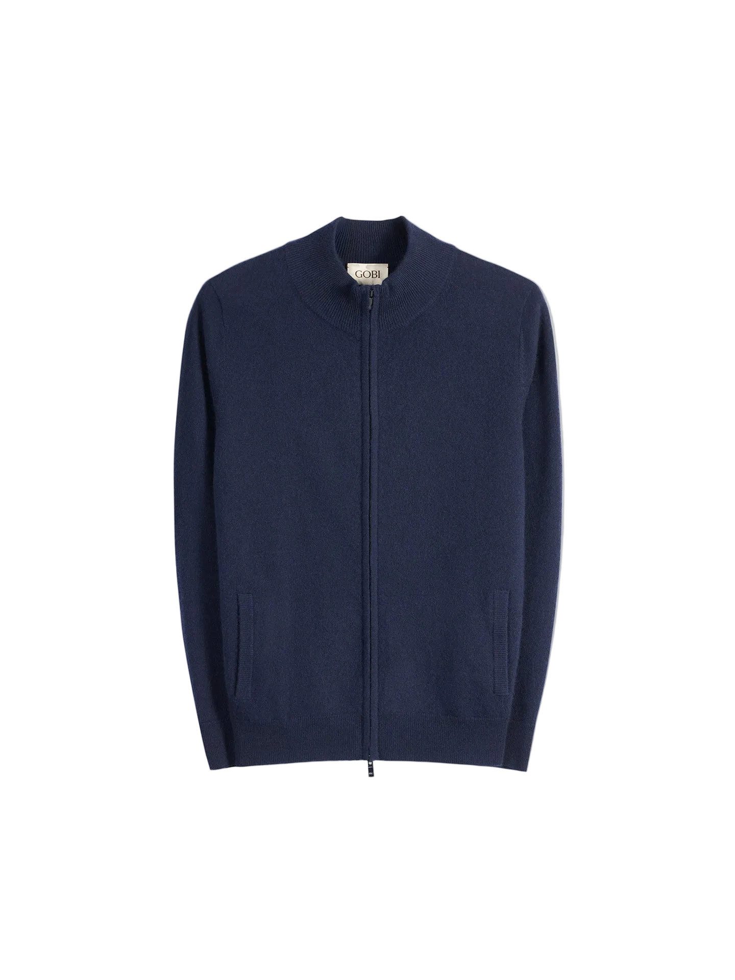 Cardigan Zeitloser Kaschmir Strickjacke mit Reißverschluss