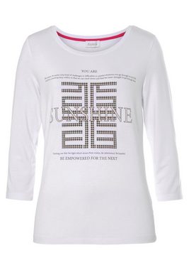 Boysen's 3/4-Arm-Shirt mit modischem Front-Print - NEUE KOLLEKTION