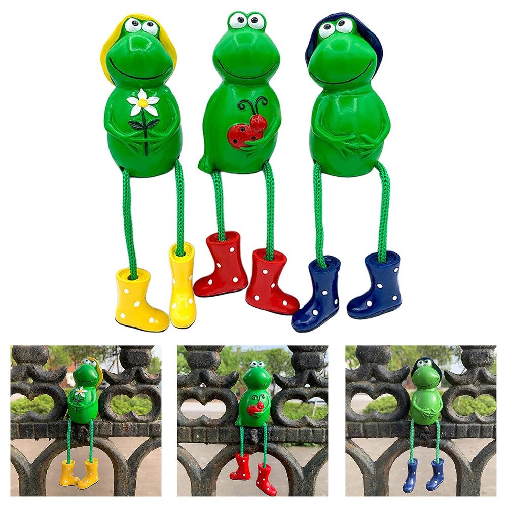 NUODWELL Gartenfigur Gartenfigur verträumter Frosch Dekofigur Tierfigur für günstig online kaufen