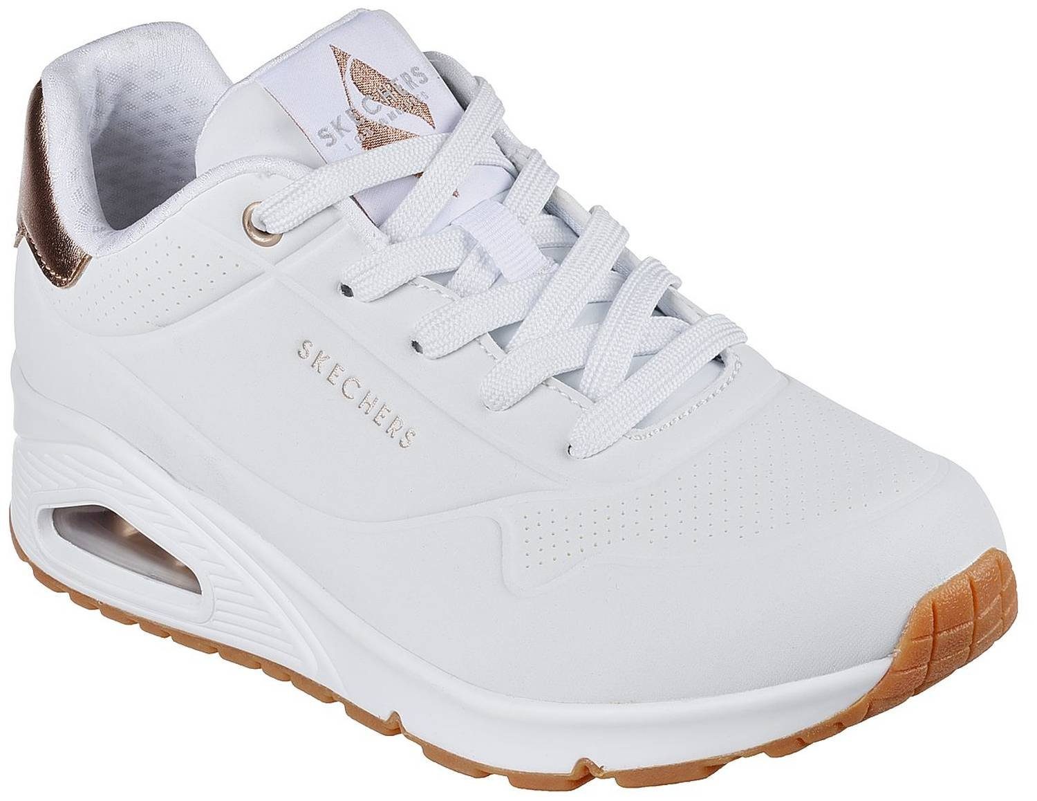 Skechers Uno Sneaker WHT Golden Skechers Air