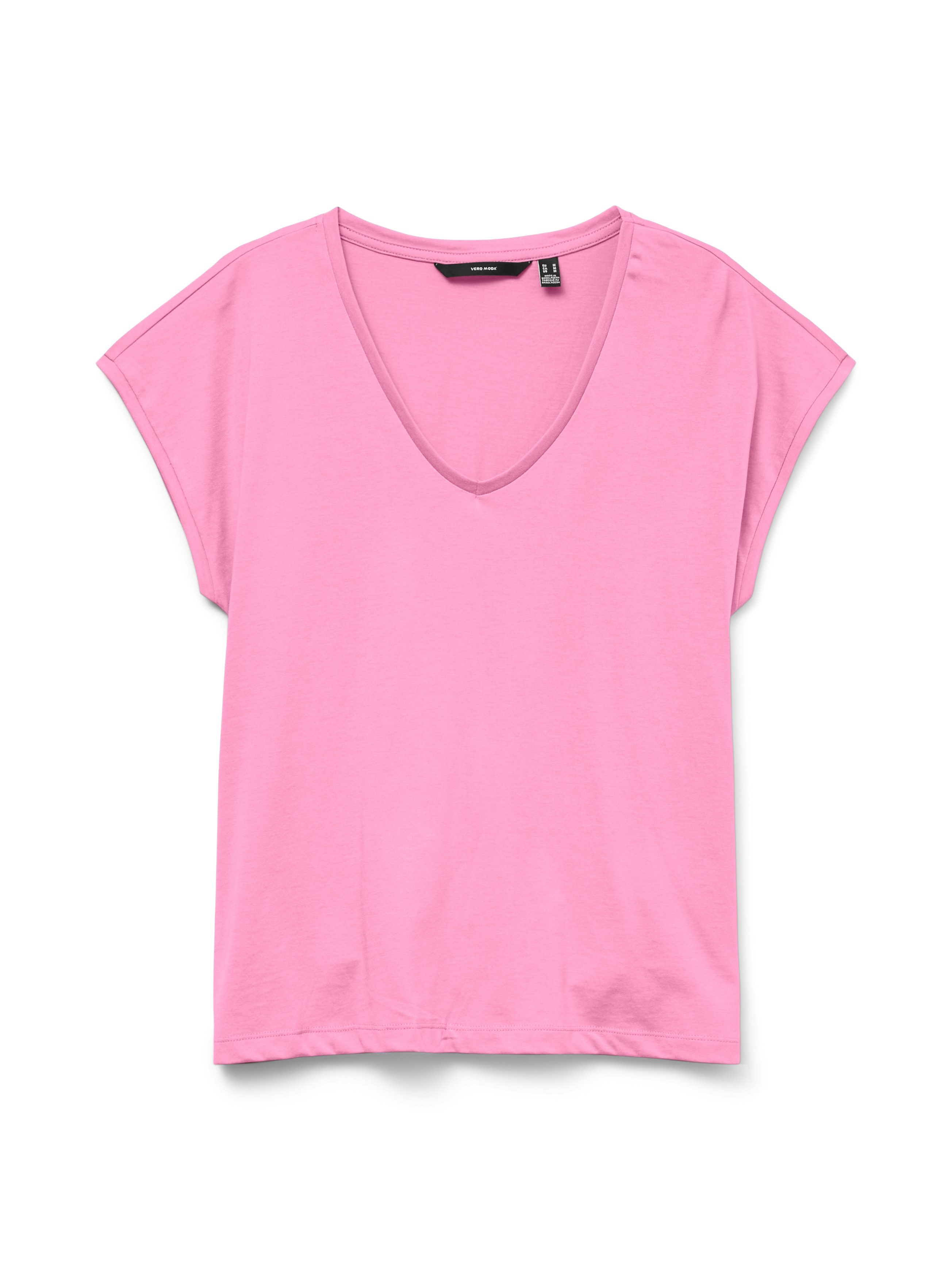 Vero Moda Kurzarmshirt VMLUNA SS V-NECK günstig online kaufen