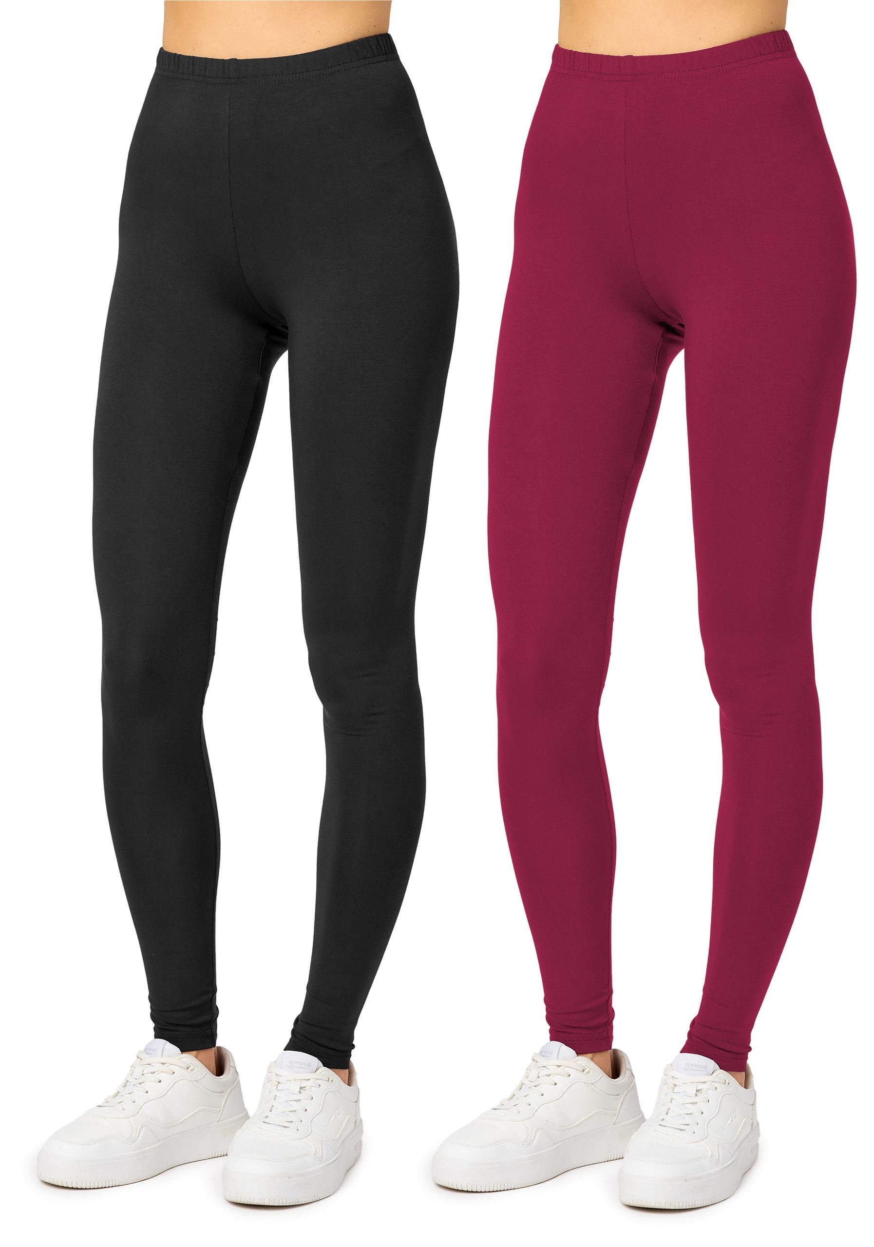 Merry Style Leggings 2er Pack Viskose Damen Lang Hose MS10-143 (2-tlg) günstig online kaufen
