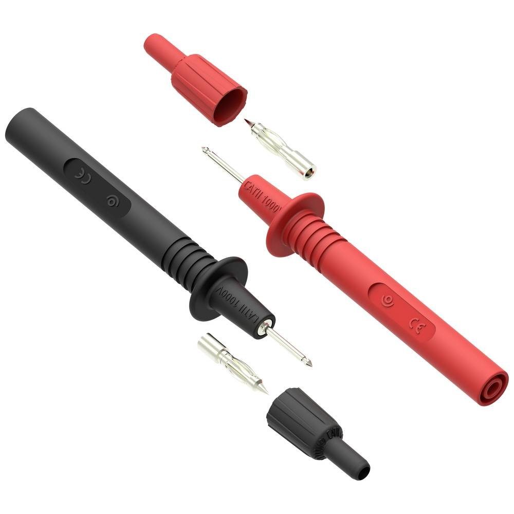 Set aus Prüfspitzen Ø4mm/Ø2mm austauschbar Stromadapter