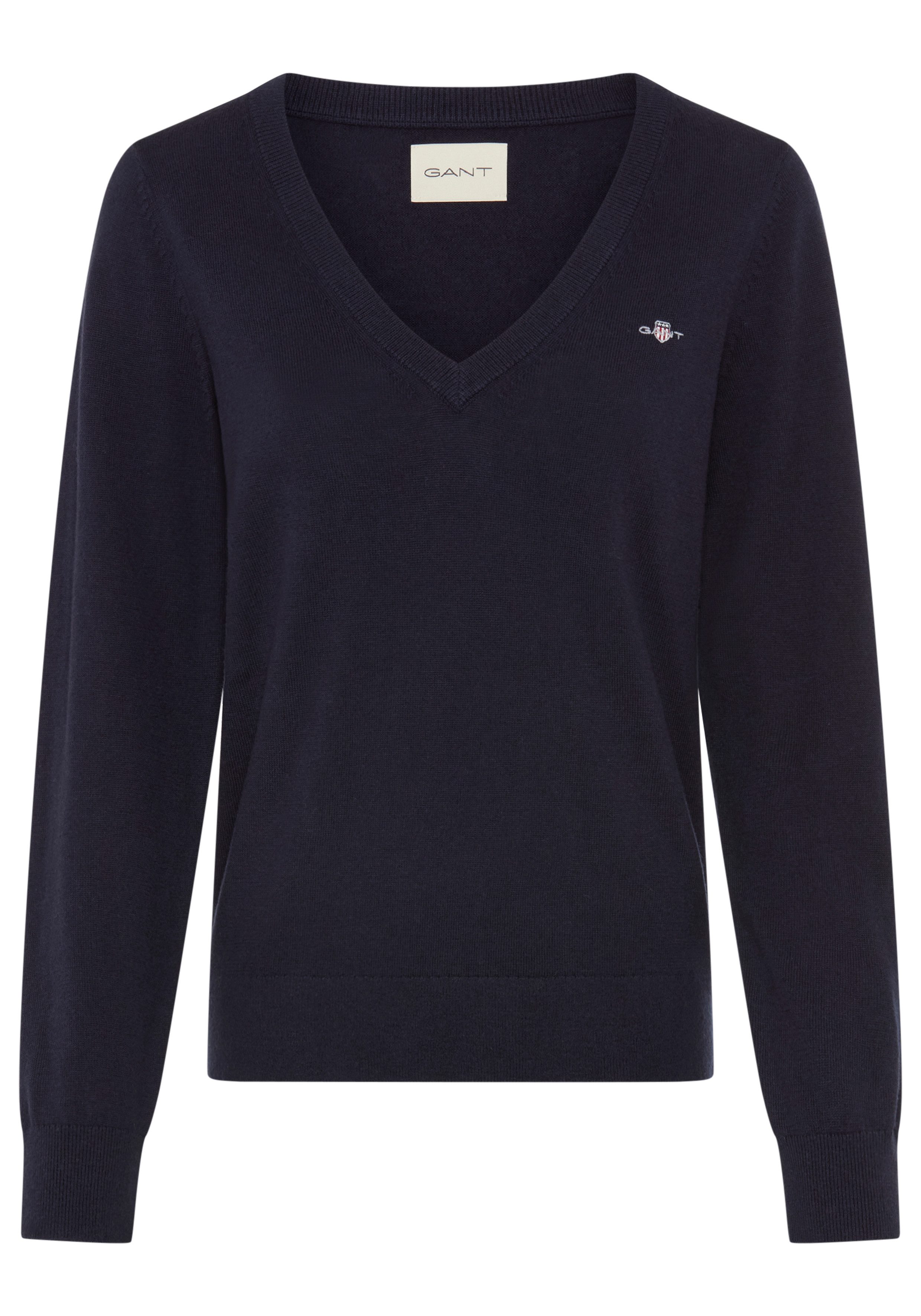 Gant Strickpullover WOOL COTTON V-NECK