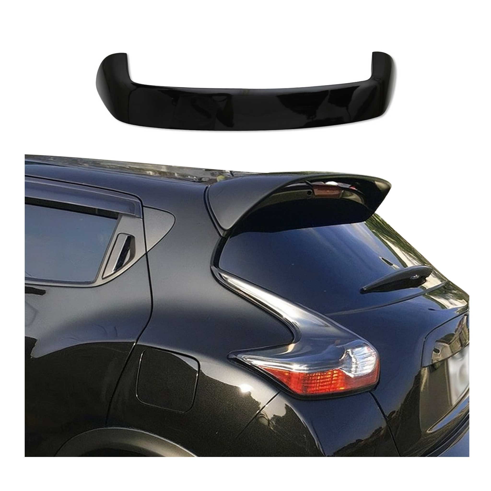 OMAC Heckstoßstange Heckspoiler Dachspoiler für Nissan Juke 2010-2019 ABS Schwarz 1tlg, 1-St.