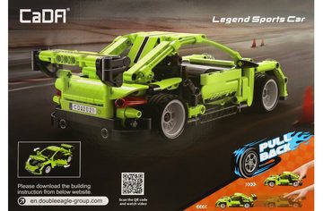 CaDA Konstruktionsspielsteine Legend Sports Car Pullback (387 Teile)