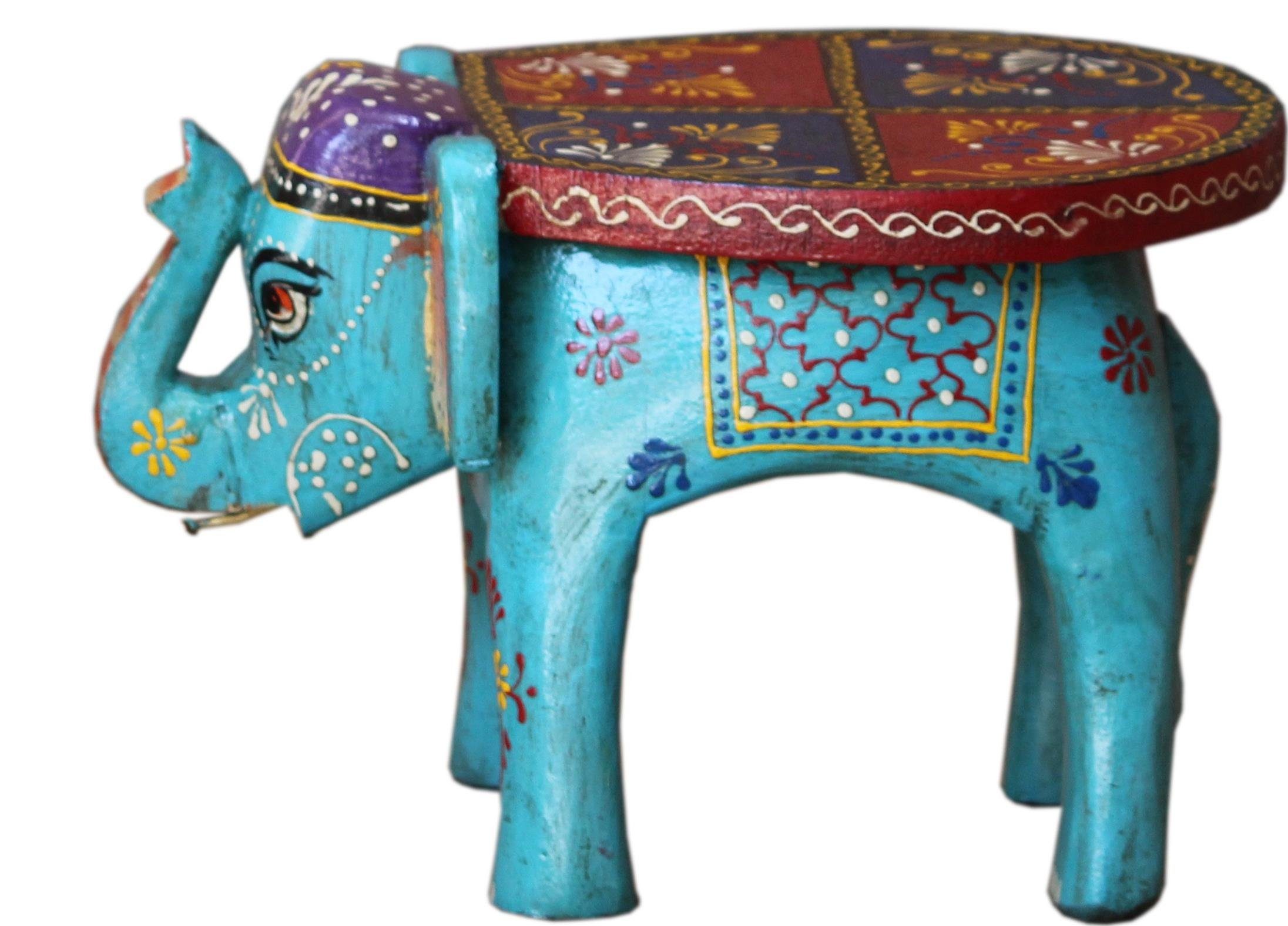 Guru-Shop Dekoobjekt Deko Elefant - türkis