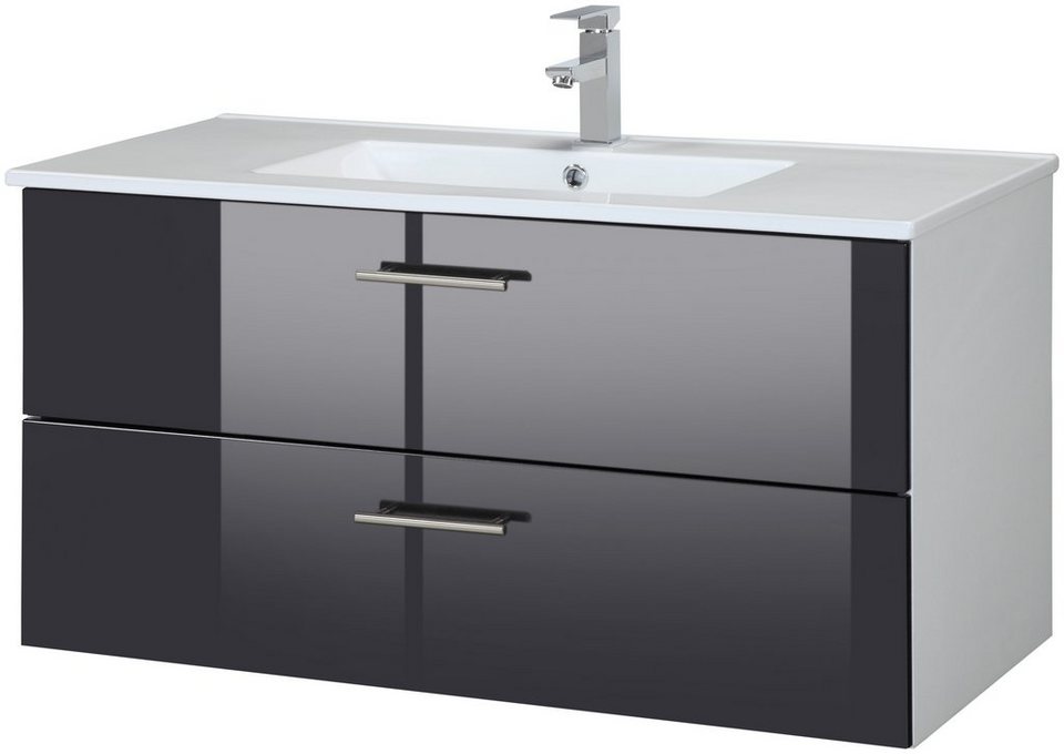 HELD MÖBEL Waschplatz-Set »Trento«, Waschtisch, Breite 100 cm, 2tlg ... HELD MÖBEL Waschplatz-Set »Trento«, Waschtisch, Breite 100 cm, 2tlg ...