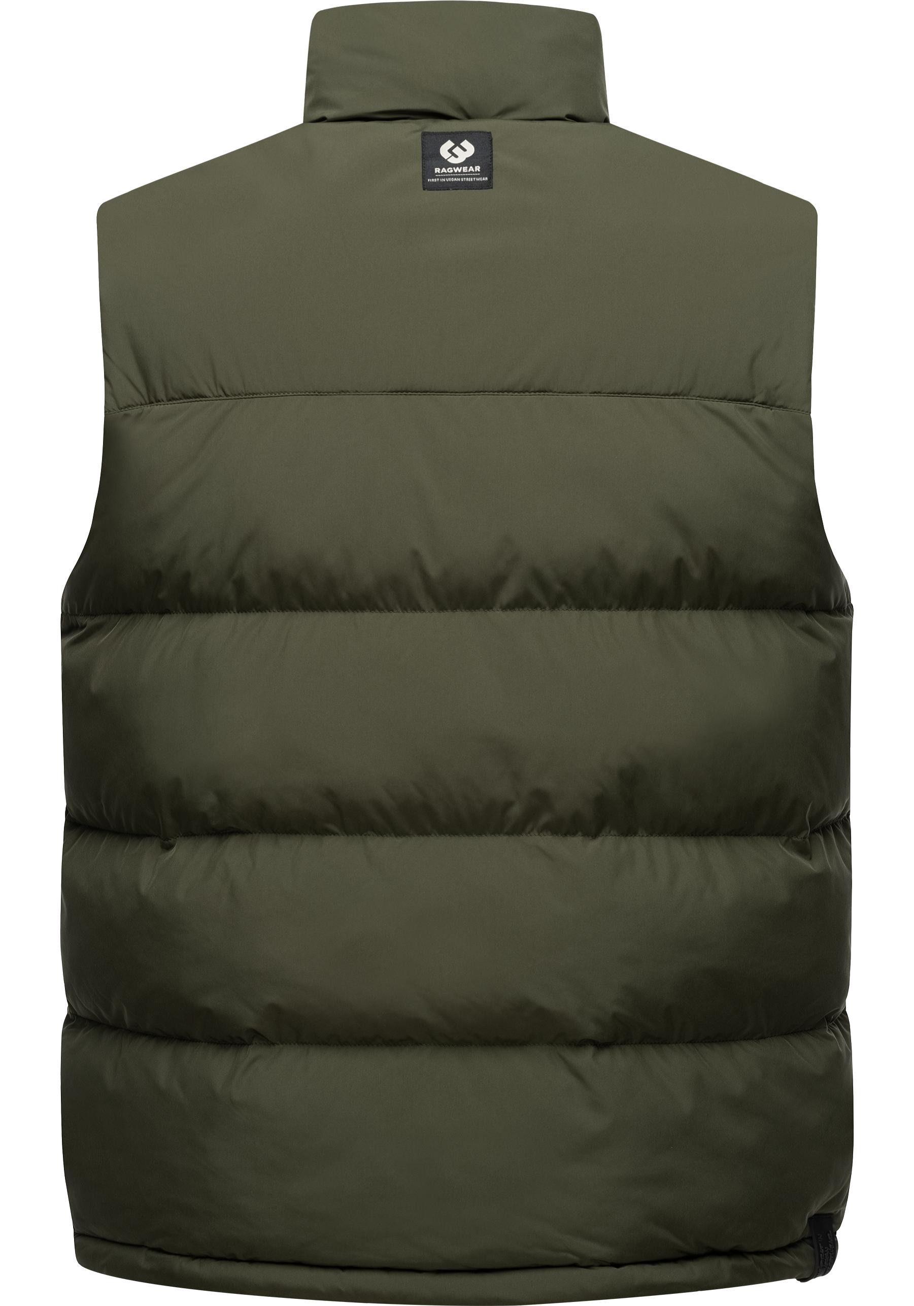 Ragwear Steppweste Savan Wasserdichte gesteppte Herren Outdoorweste