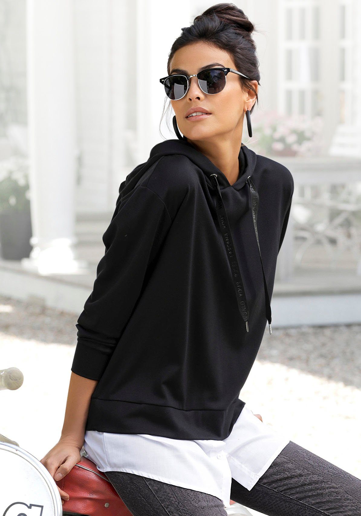 Schwarze Kapuzenshirts für Damen online kaufen | OTTO