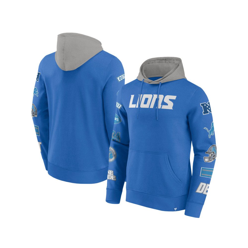 Detroit Lions Hoodie Detroit Lions Patched Out Fleece Hoodie