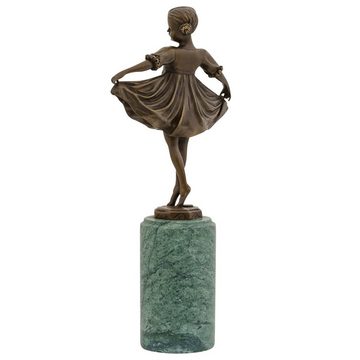 Aubaho Skulptur Bronze Skulptur nach Ferdinand Preiss (1882-1943) Kopie Lilli Art-Deco