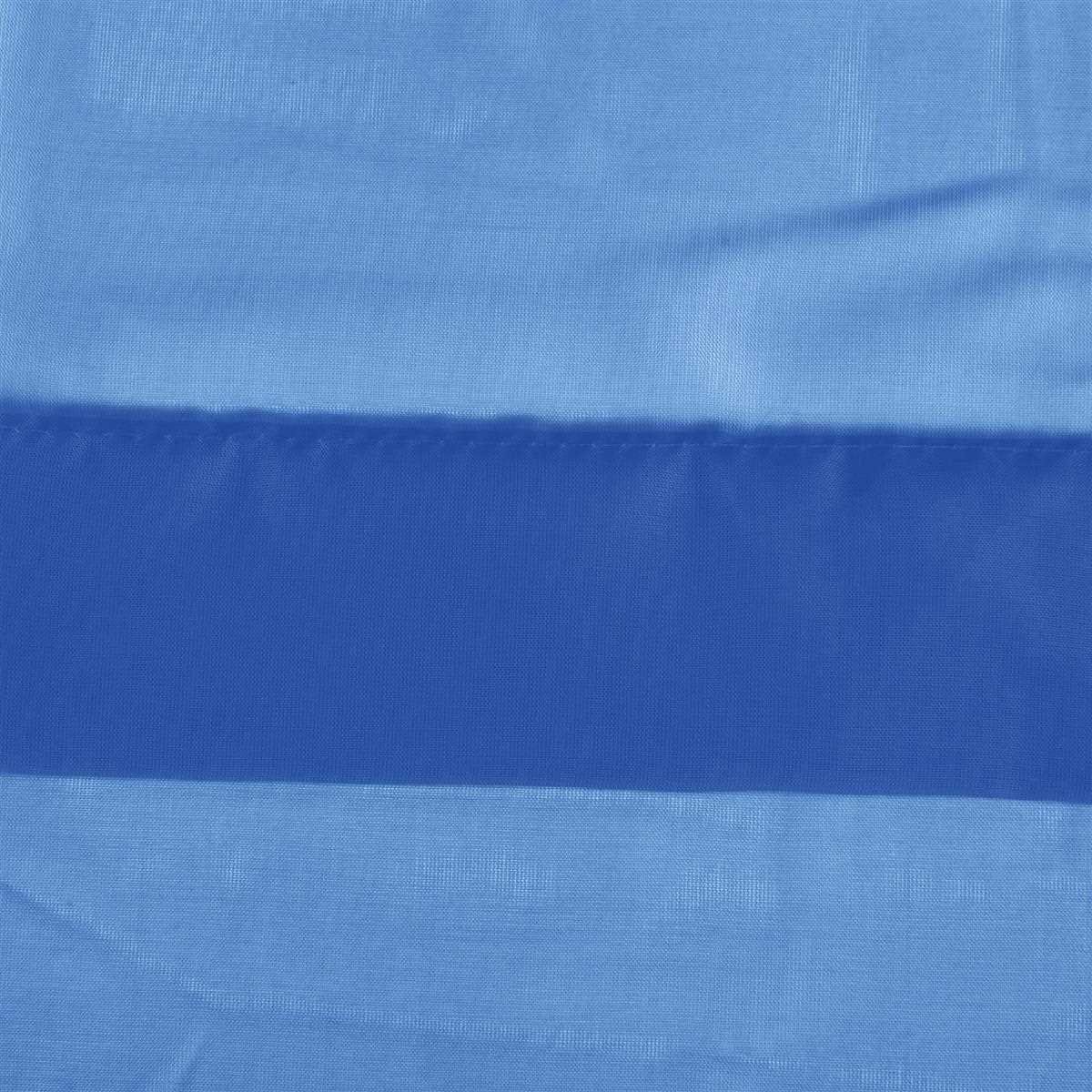 Microfaser, Bistrogardine Vorhang, transparent, Transparente St), (1 Schlaufen, mit "Raffoptik", Bestlivings, in Küchengardine Größen vers. Blau Schlaufen