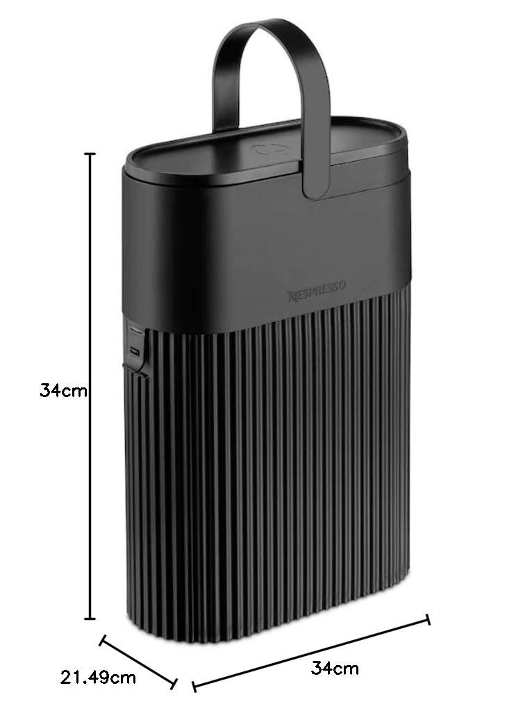 NESPRESSO Rührschüssel Kapsel Recyclingbehälter, für ca. 160 Kapseln