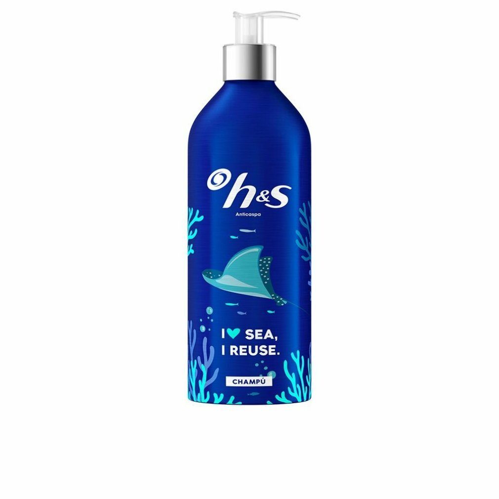 Head & Shoulders Haarshampoo Head and Shoulders Botella Rellanable Aluminio Clasico Champú 430ml