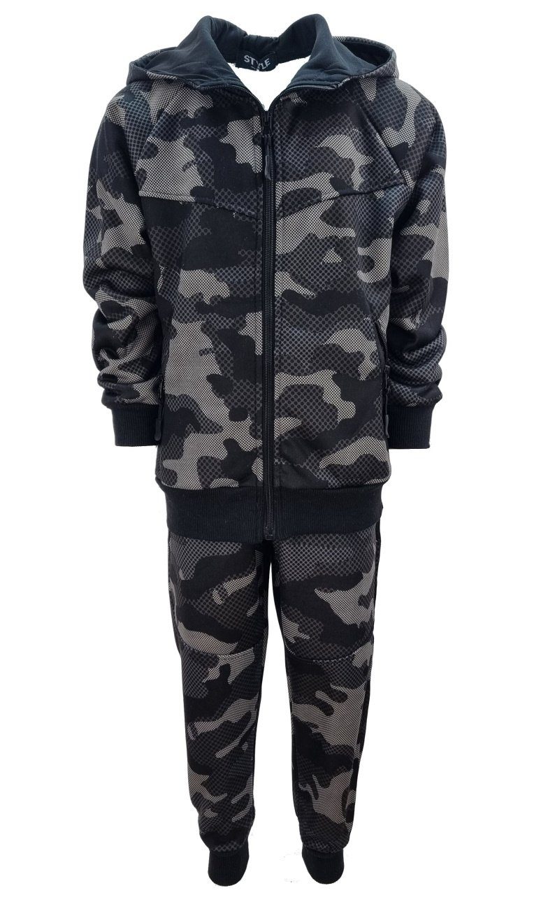 Fashion Boy Freizeitanzug Sweatanzug Tarn Freizeitanzug Army camouflage, JF301
