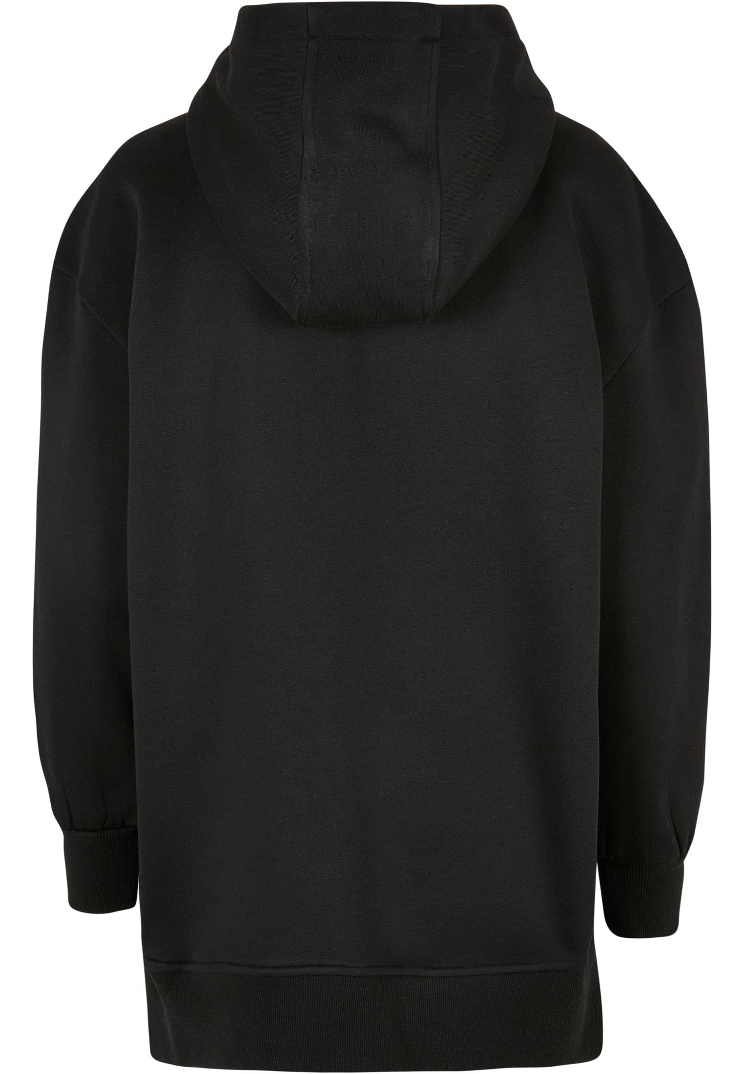 Ladies Damen Kapuzenpullover URBAN Big Oversized CLASSICS black (1-tlg) Hoody