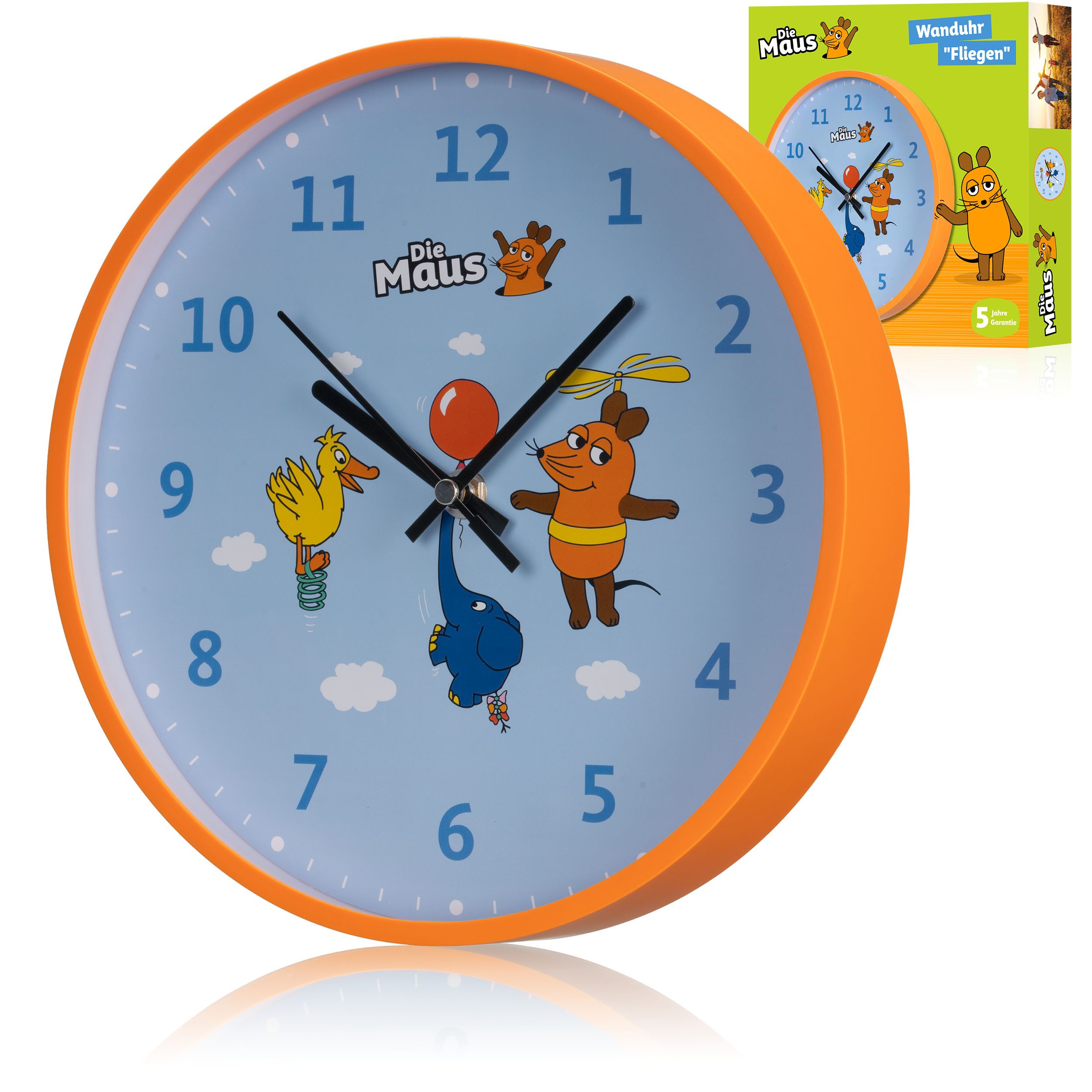 Die Maus Wanduhr Kinder-Wanduhr günstig online kaufen
