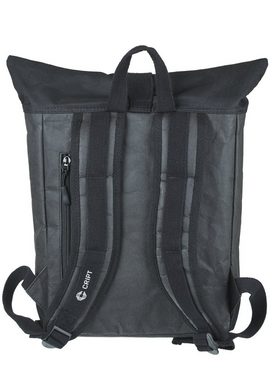 CRIPT Rucksack veggy backpack, Kraft Papier, reißfest, abwaschbar, leicht, ökologisch, nachhaltig