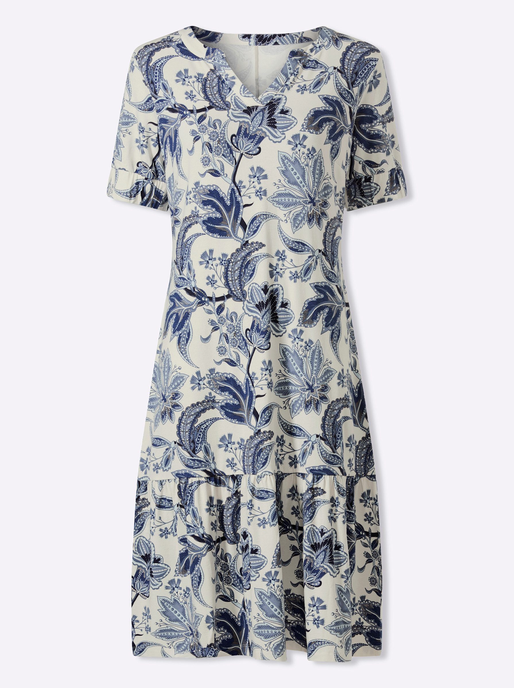 heine Jerseykleid Jersey-Kleid Kurzarm