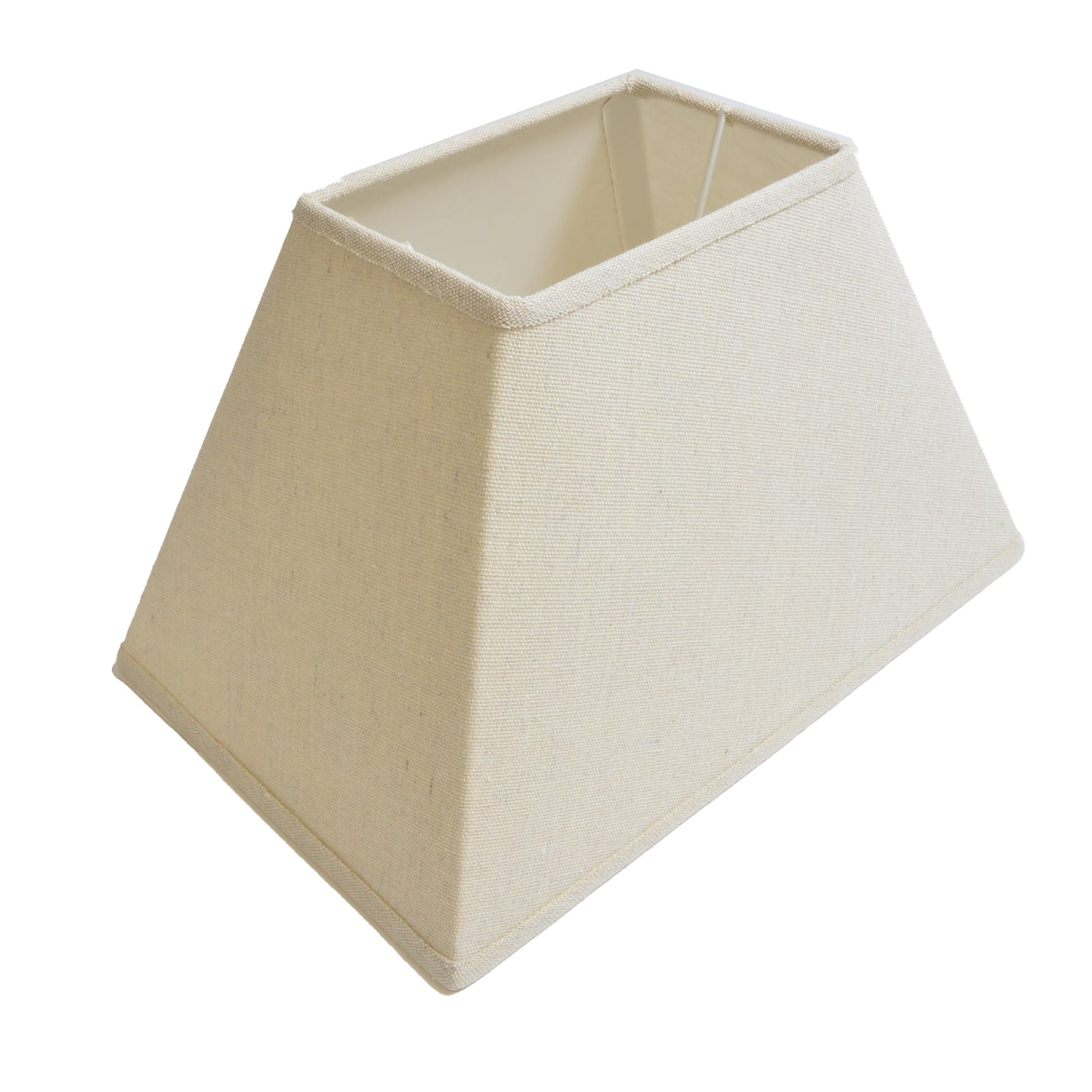 B&S Lampenschirm Lampenschirm Trapez in Leinenoptik H 17.5 für Steh & Tisch günstig online kaufen