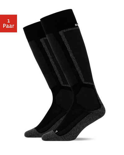 SNOCKS Skisocken Skisocken für Herren & Damen Wintersportsocken (1-Paar) perfekt für Wintersportaktivitäten, atmungsaktiv und wärmeisolierend