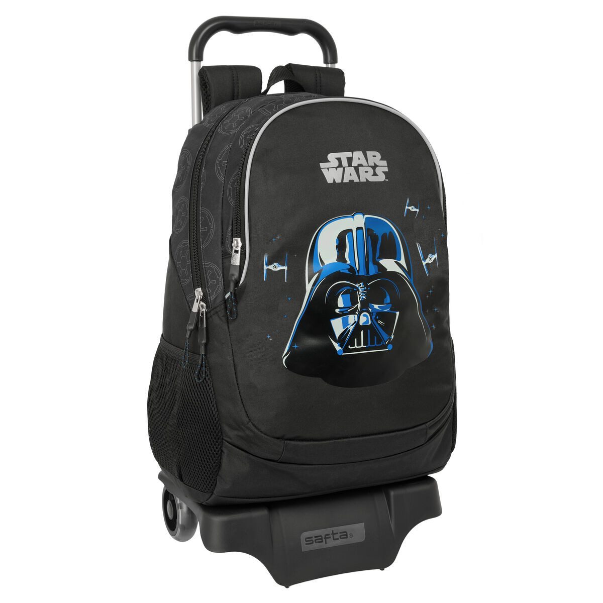 Star Wars Rucksack Kinder Rucksack mit Rädern Star Wars Rebellion Schwarz 32 x 44 x 16 cm