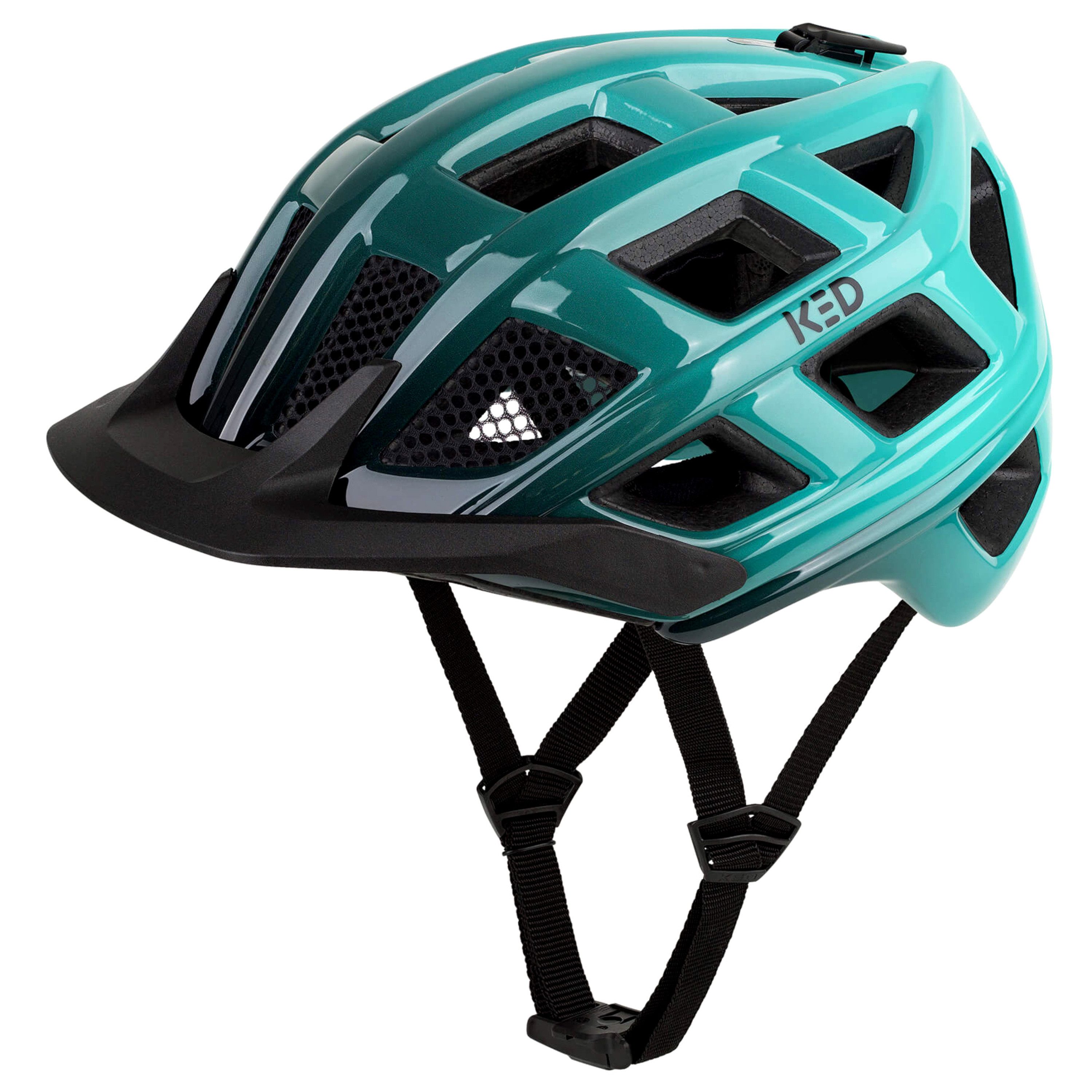KED Fahrradhelm Crom MTB Helm Trailhelm Allroundhelm, LED-Rücklicht, K-Fit System