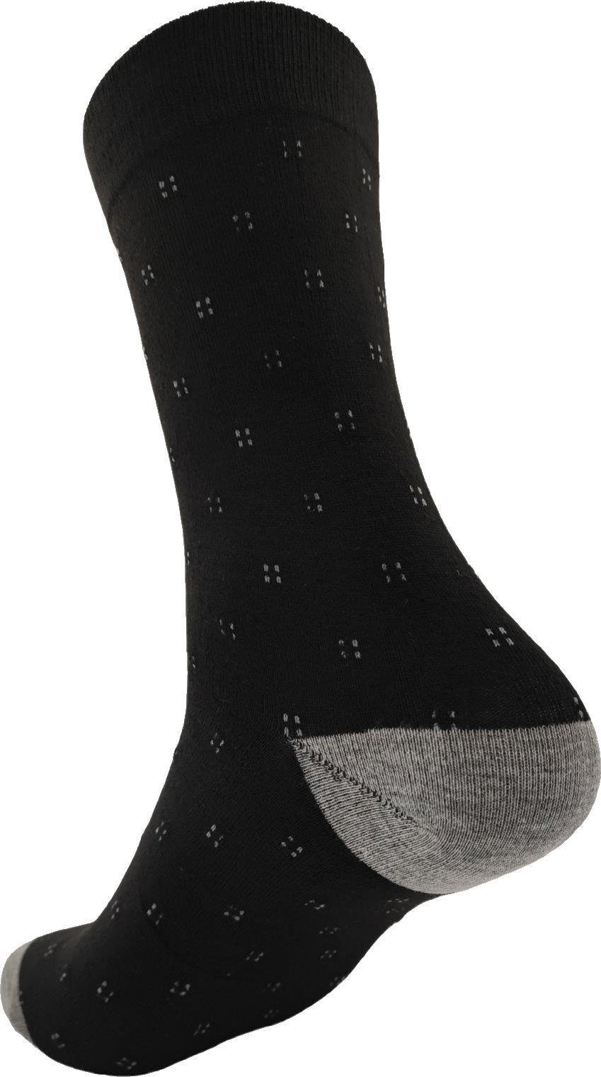 EloModa Basicsocken 12 Muster klassischer (12-Paar) Mix6 Form Sport Paar Freizeit Herren Socken