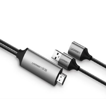 UGREEN USB OTG MHL Videokabel USB auf HDMI Adapter 1,5m TV Kabel Grau Video-Kabel