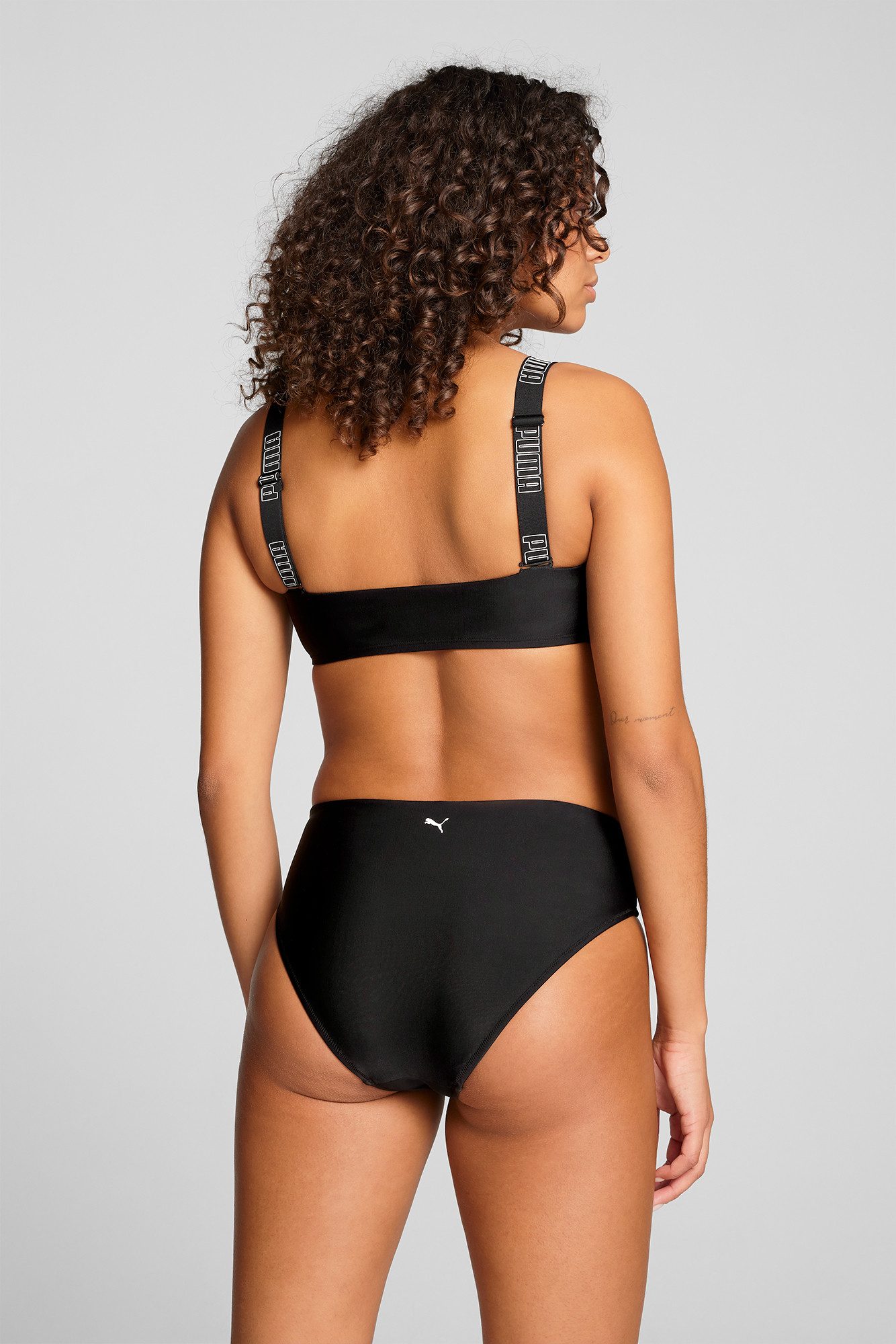 PUMA Bandeau-Bikini-Top PUMA SWIM WOMEN BANDEAU TOP, breite, verstellbare Träger mit Logoschriftzug – Bild 4 von 5
