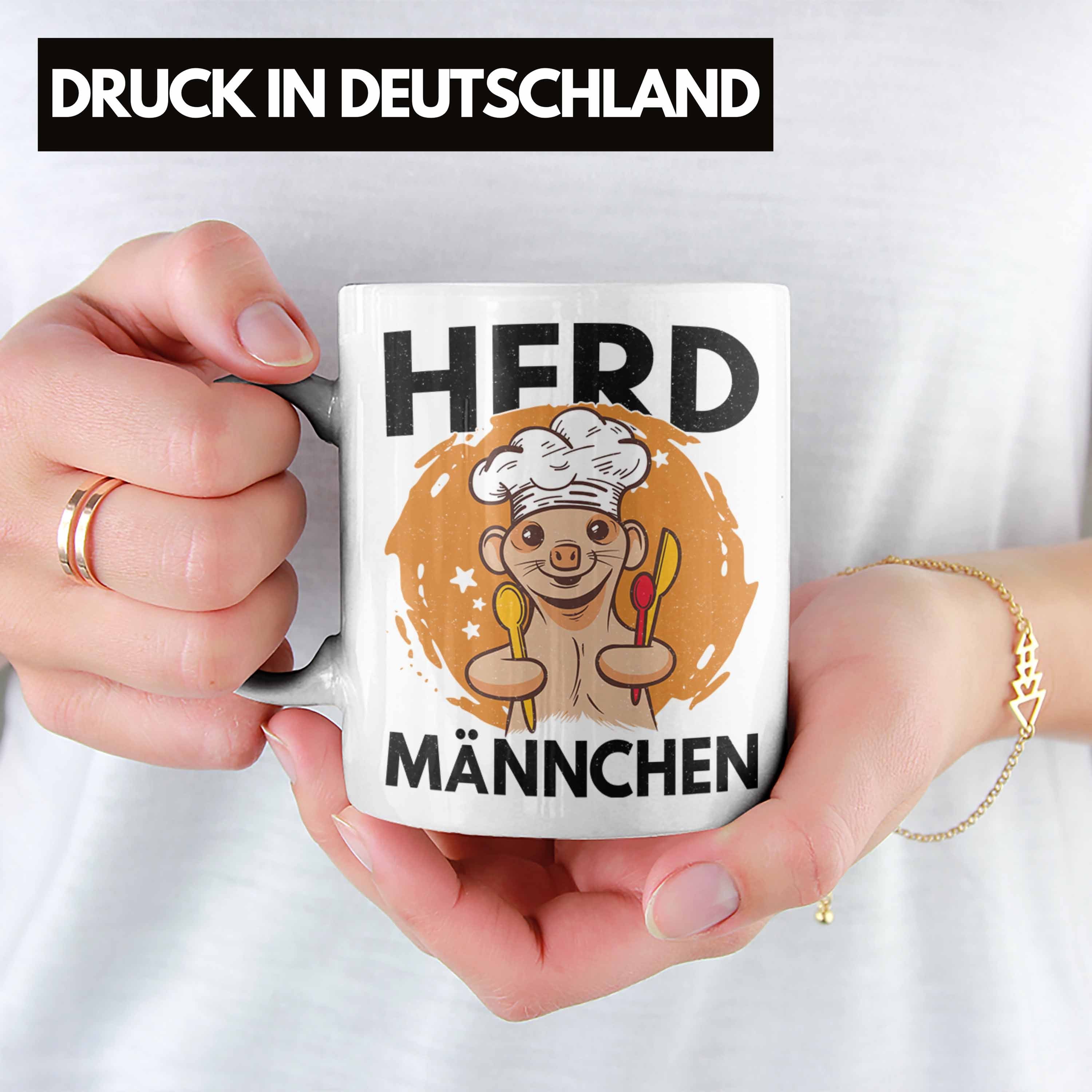 Tasse Sternekoch Männchen Herd Geschenkidee Trendation Zu Nett Tasse Ich Spruch Sei Trendation Koch Koche Lustiger Geschenk Mir Dein Weiss - Essen