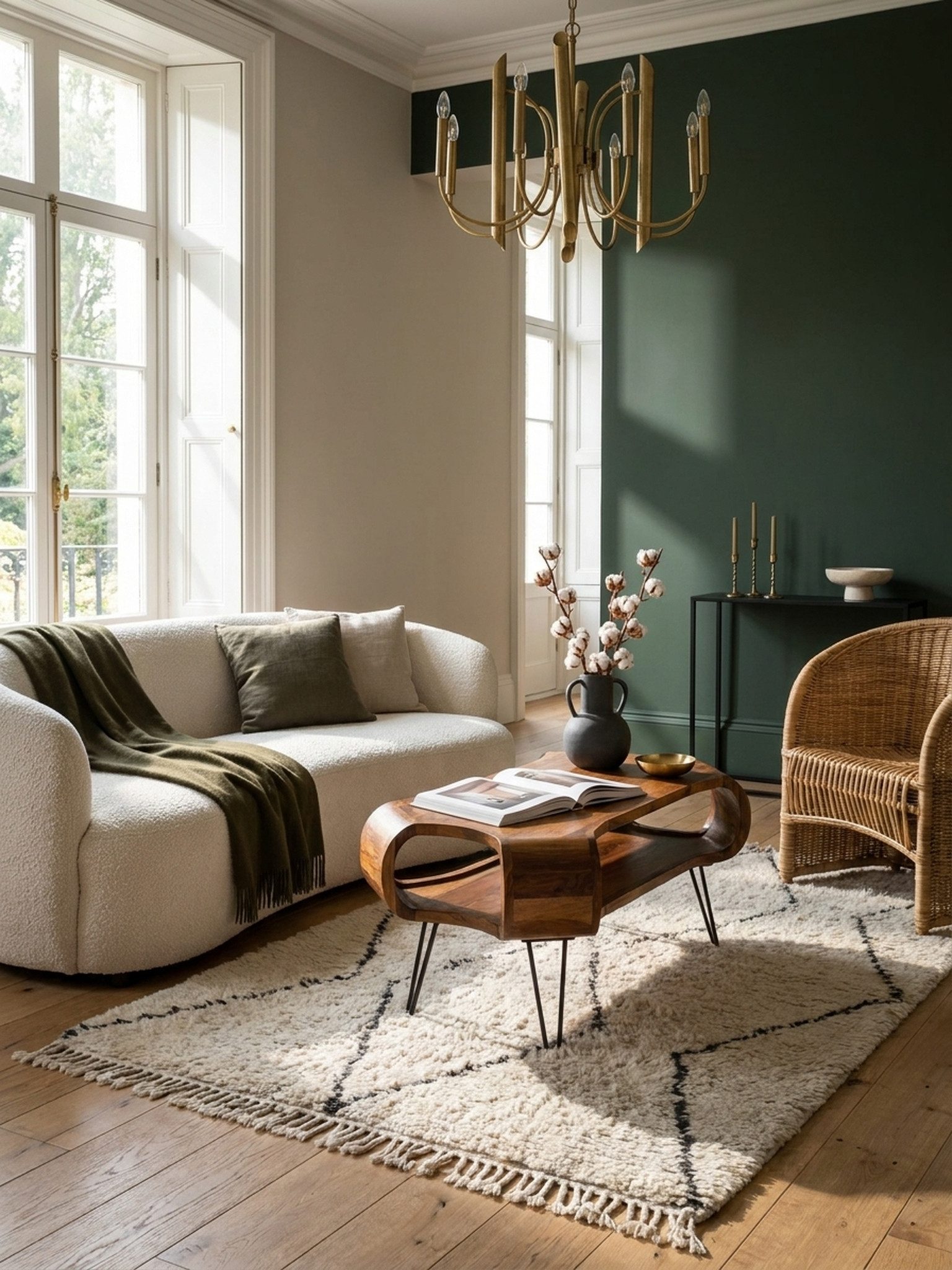 KADIMA DESIGN Couchtisch Couchtisch 100x60x47 cm Massivholz Metall Sofatisch Design (Tisch Wohnzimmer mit Haarnadelbeine), Wohnzimmertisch Rechteckig mit Stauraum, Kaffeetisch Massiv, Großer