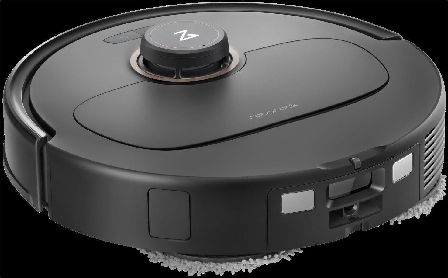 Roborock Saugroboter mit Wischfunktion Roborock QREVO MaxV Black, FlexiArm Design, 70,56 W, Reactive AI Hinderniserkennung, 7.000 PA HyperForce