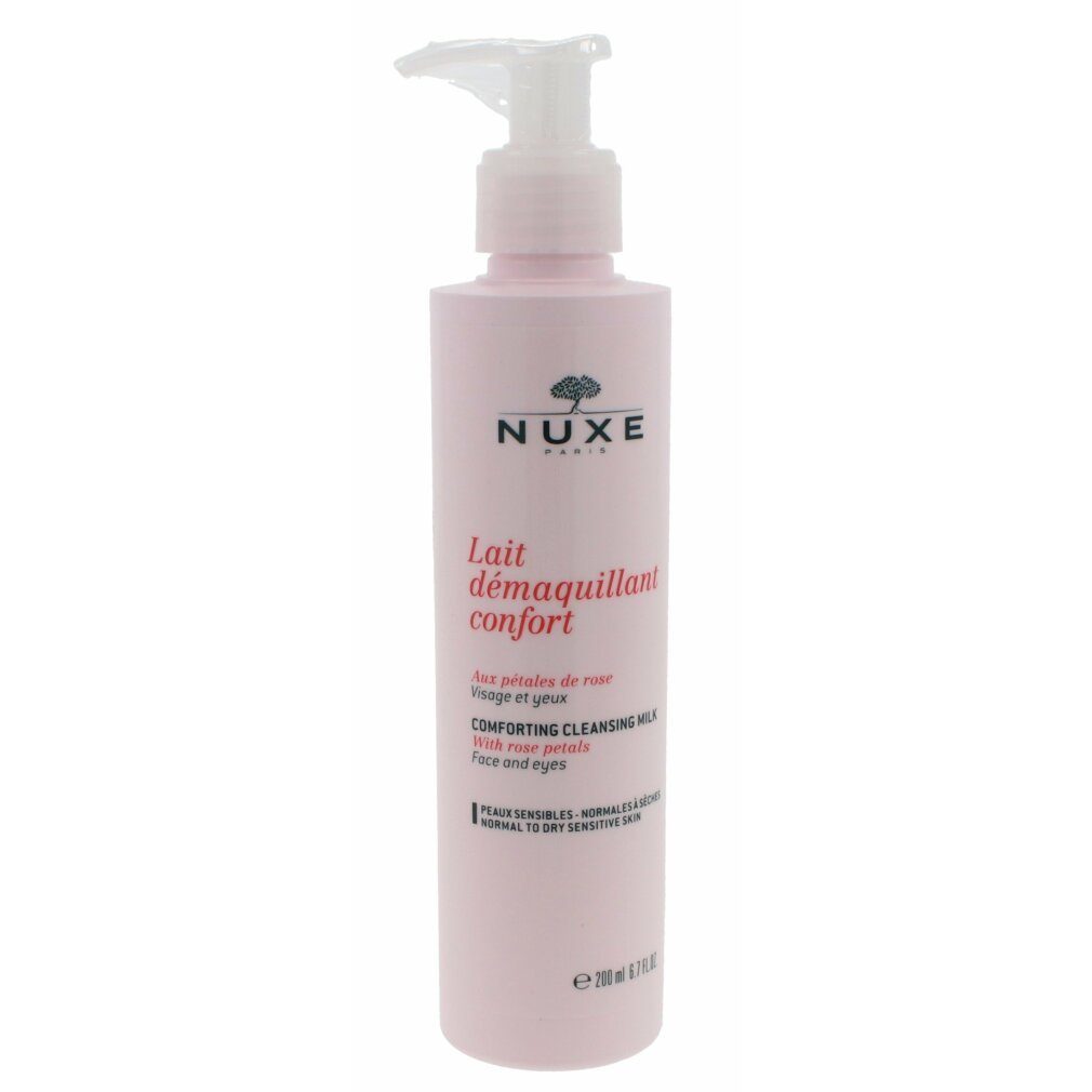 Nuxe Gesichts-Reinigungsmilch Comforting Cleansing Milk mit Rosenblütenblättern 200ml