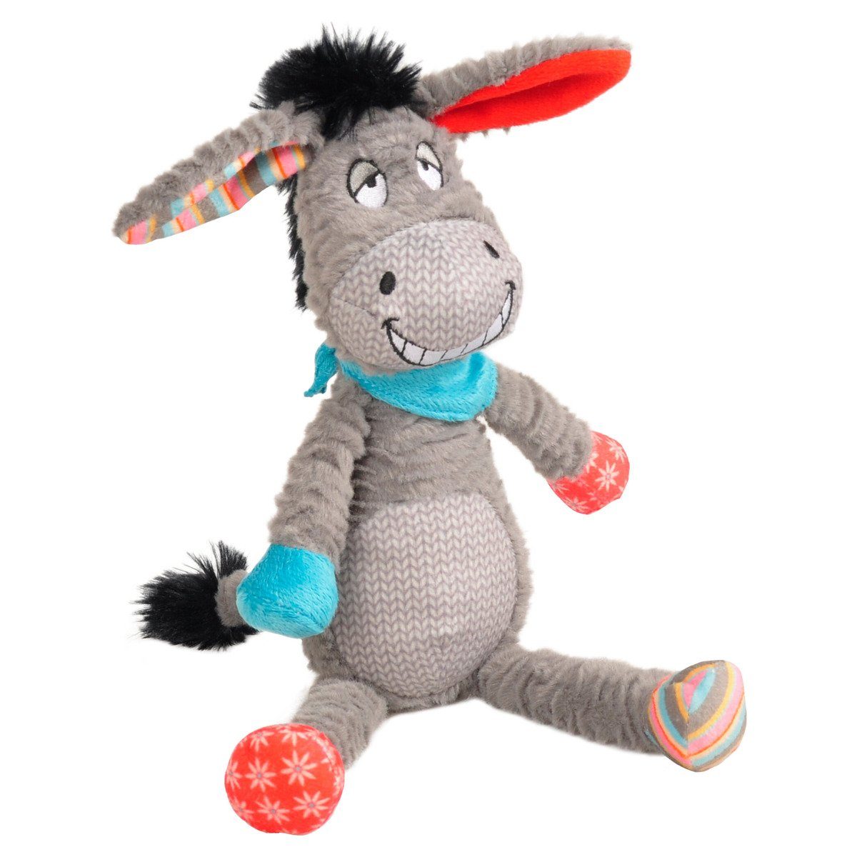 Flamingo Tierkuscheltier Hundespielzeug Molly Esel stehend günstig online kaufen